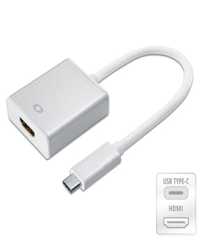 Adaptador de USB 3.1 Tipo C a HDMI 4k Hembra, Easy Tech