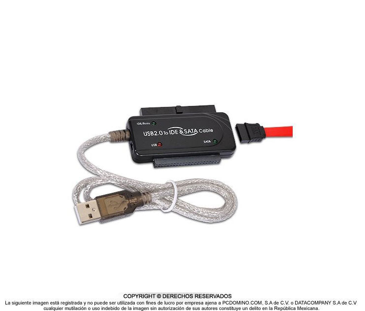 Adaptador USB 2.0 - SATA/IDE, Hasta 2TB, SABRENT USB-DSC5