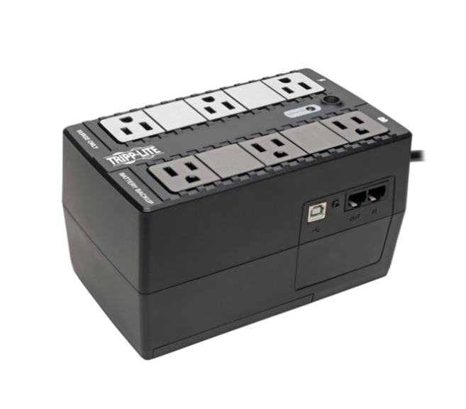 UPS (No Break) Internet Standby 350VA, 210W, Entrada 120V, Salida 120V, 6 Contactos, TRIPP-LITE INTERNET350U