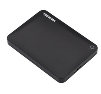 Disco Duro Externo Canvio Connect II, Capacidad 1TB (1,000GB), Interfaz USB 3.0, Color Negro, TOSHIBA HDTC810XK3A1