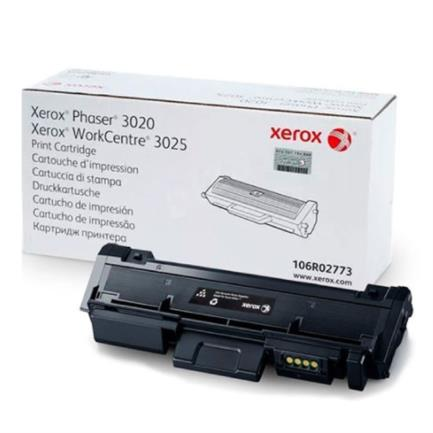 Cartucho de Toner Original 3020 / 3025, Color Negro, Rendimiento Aprox. 1500 Páginas, XEROX 106R02773