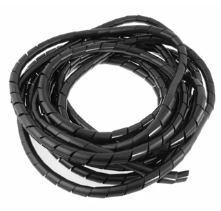 Organizador De Cable Espiral De 1/2 (127mm), Rollo de 10 Metros