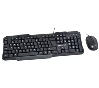 Teclado y Ratón (Mouse), Español, 115 Teclas / 3 Botones, Alámbricos (USB), NACEB NA-618N