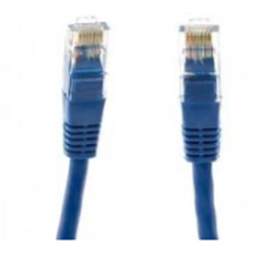 Cable Patch Cord UTP Cat. 5E .50CCA, Color Azul, 10 Metros, VCOM NP511B-L-10.0