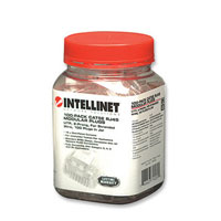 Bote C/ 100 Conectores RJ45, P/ Cable Cat 5, Uso Interior, INTELLINET 790055