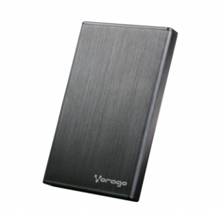 Gabinete P/ Disco Duro, 2.5", Aluminio, USB 3.0, Color Negro, VORAGO HDD-201-BK