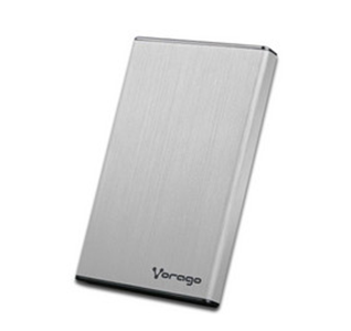 Gabinete P/ Disco Duro, 2.5", Aluminio, USB 3.0, Color Plata, VORAGO HDD-201-PL