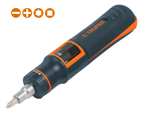 Desarmador con Matraca, Carga Automática, 9 Puntas, TRUPER DES-11X