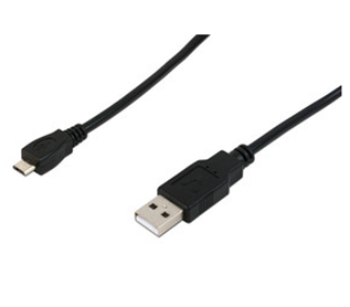 Cable de Datos MicroUSB - USB (M-M), Color Negro, Longitud 1.5 Metros, VORAGO CAB-107-BK