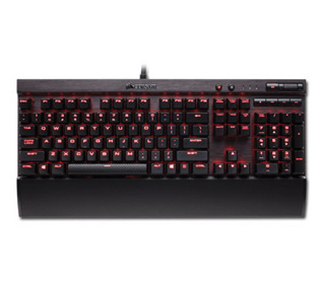 Teclado Mecánico Gamer K70 RAPIDFIRE - CHERRY MX Speed, Alámbrico, USB, 1,000Hz, Distribución Inglés, CORSAIR CH-9101024-NA