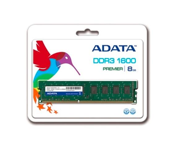 Memoria RAM DDR3L, PC3-12800 (1600MHz), 8GB, 1.35V, CL11, ADATA ADDU1600W8G11-S