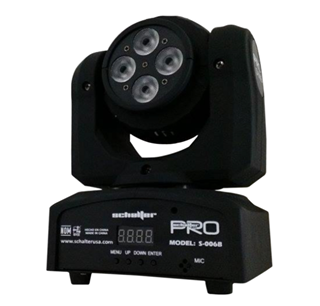 Mini Beam Y Wash Cabeza Movil 2 En 1 Alta Velocidad 55 Watts (1 pieza) S-MOB2FACE