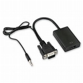 Cable adaptador VGA Macho a HDMI Hembra con  Audio, Easy Tech