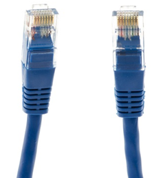 Cable Patch Cord UTP Cat. 5E .50CCA, Color Azul, 15 Metros, VCOM NP511B-L-15.0