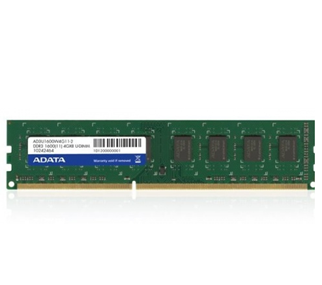Memoria RAM DDR3 U-DIMM, PC3-12800 (1600MHz), 4GB, CL11, Adata AD3U1600W4G11-S