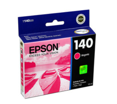 Cartucho de Tinta 140 Color Magenta 10ml Rendimiento Aprox. 500 páginas, EPSON T140320-AL