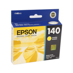 Cartucho de Tinta 140 Color Amarillo 10ml Rendimiento Aprox. 500 páginas, EPSON T140420-AL