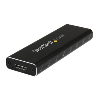 Gabinete P/ SSD, M.2", Aluminio, Micro USB-B, Color Negro, STARTECH SM2NGFFMBU33