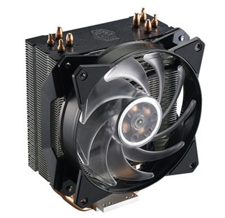 Disipador de Calor P/ CPU Modelo MasterAir MA410P, Ventilador RGB 120mm, 650-2000 RPM, Negro, COOLER MASTER MAP-T4PN-220PC-R1