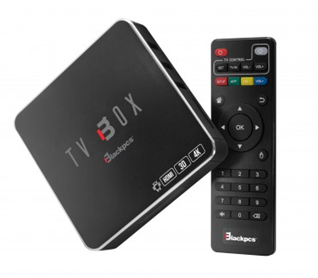 TV BOX | RAM 1GB DDR3 | Capacidad: 8GB | Formatos 4K / 3D | Conectividad WiFi / Ethernet / HDMI / USB 2.0 | S.O. Android 5.1 | Color Negro | BLACKPCS EO104K-BL