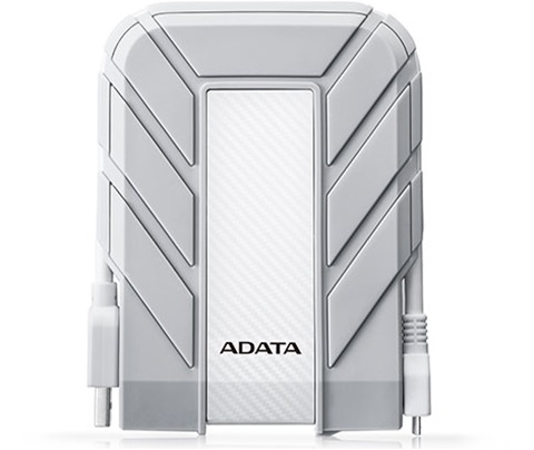 Disco Duro Externo Durable HD710A Pro, IP68, Capacidad 1TB (1,000GB), Interfaz USB 3.1, Color Blanco, ADATA AHD710AP-1TU31-CWH