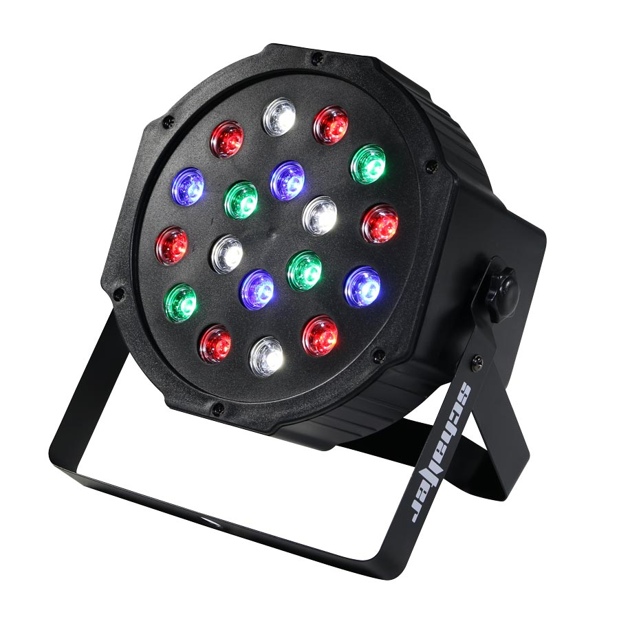Cañón Par 64 18x3w Hyper LED de Alta Luminosidad, RGBW, S-PAR043W