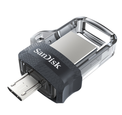  Memoria USB | Capacidad 32GB| Modelo Ultra® Dual M3.0 | USB 3.0 | Color Gris | SanDisk® SDDD3-032G-G46