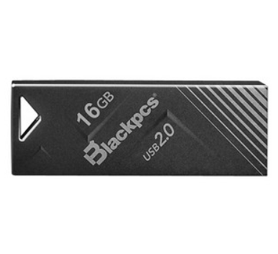 Memoria USB | Capacidad 16GB | Modelo MU2104 | USB 2.0 | Color Negro | Blackpcs® MU2104BL-16