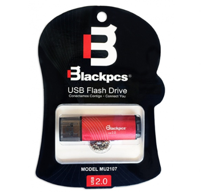 Memoria USB | Capacidad 16GB | Modelo MU2107 | USB 2.0 | Color Rojo | Blackpcs MU2107R-16