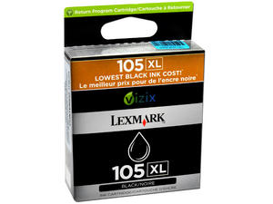 Cartucho Lexmark 14N0822 Tinta Negra No. 105XL Alto Rendimiento