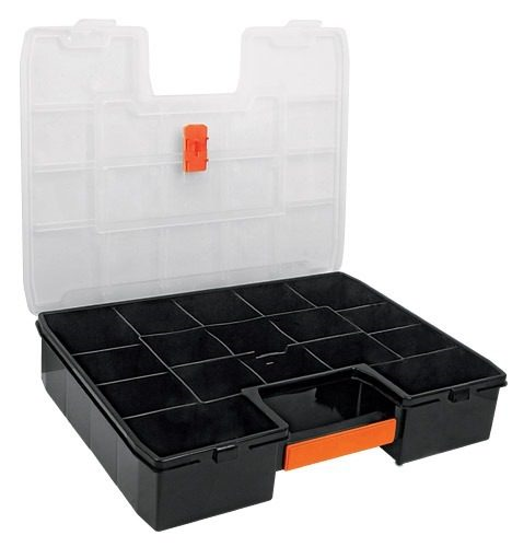 Caja Organizadora, Largo 17", 17 Compartimentos, TRUPER ORG-17X