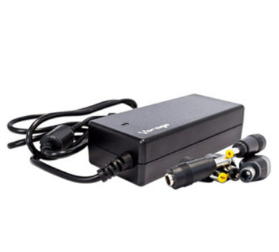 Cargador Universal De Corriente Para Laptop , 5 Puntas Intercambiables, Potencia 65W, Voltaje de Salida 18.5V/19V/ 19.5V, VORAGO AU-403