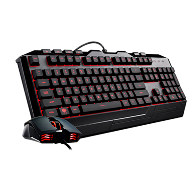 Kit de Teclado y Mouse Gamer Devastator 3 Alámbrico Negro, COOLER MASTER SGB-3000-KKMF1-SP