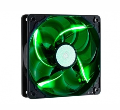 Ventilador Cooler Master SickleFlow 120 LED Verde, 120mm, 2000RPM, Negro/Verde, R4-L2R-20AG-R2