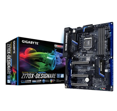 Tarjeta Madre (MoBo) GA-Z170X-Designare | 4 x DDR4 DIMM (64GB Max) | P/ Intel® 7th/6th Generación | Audio HD | 1 x PS2 / 1 x HDMI / 1 x DisplayPort / 4 x USB 3.1 / 2 x USB 2.0 / 2 x Thunderbolt™ 2 x RJ45 | LGA1151 | Gigabyte GA-Z170X-Designare