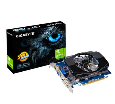 Tarjeta de Video NVIDIA GeForce GT 730, 2GB GDDR3, PCI-Express, Dual-link DVI-D*1 / HDMI*1 / D-Sub*1, GIGABYTE  GV-N730D3-2GI