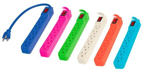 Barra MultiContacto VOLTECK, 6 Contactos, Calibre 16 AWG, TRUPER MUL-6EG