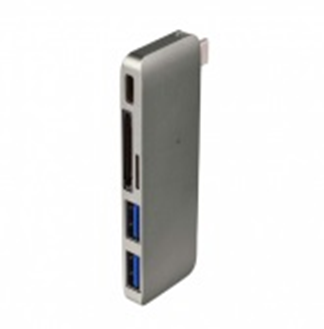 Hus USB Tipo C, con Lector de Memorias, UHUBC-RU30