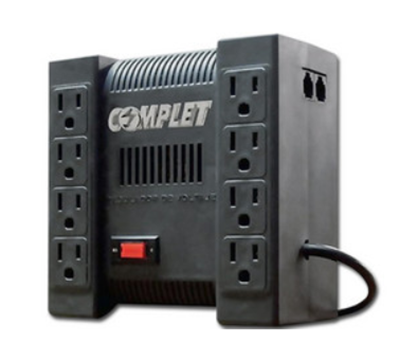 Regulador de Voltaje Modelo XP, 1300VA / 650W, Regulación 100 - 140V, Salida 120 Vca +- 7%, 8 Contactos, COMPLET ERV-9-001