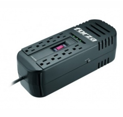 Regulador de Voltaje, 1200VA/600W, 120V, 8 Contactos, FORZA FVR-1211M