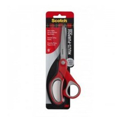 Tijera Multipropósitos Scotch, 8 (20.32 Centímetros), Acero Inoxidable, 3M 1428