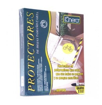 Protectores de Hojas KINERA, Tamaño Carta, 100 Protectores, AZOR A360