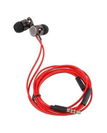 Audífonos, Conexión 3.5 mm, Micrófono Integrado, Color Negro, Longitud Cable 1.2 Metros, NACEB NA-0305N