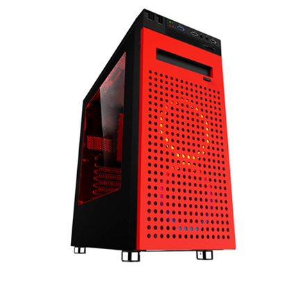 Gabinete Eagle Warrior ATX CHANGES RD, Ventana Sin Fuente USB 3.0 Rojo, CGW1CHANGES02EGW