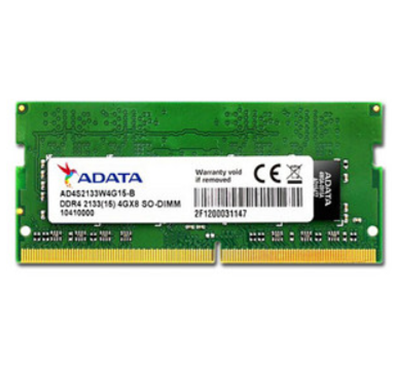 Memoria RAM Adata DDR4, 2133MHz, 4GB, 1.2V, SO-DIMM, AD4S2133W4G15-S