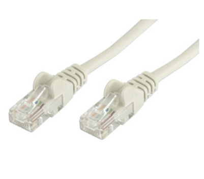 Cable de Red / UTP (Patch Cord), Cat 5E, RJ45 - RJ45 (M-M), 3.0 Metros, Color Gris, INTELLINET 319768