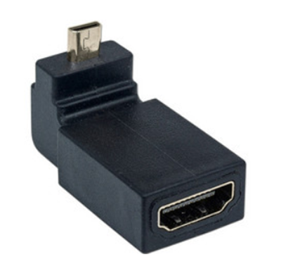 Adaptador de Video Mini HDMI - HDMI (M-H), Angulo 90°, MANHATTAN 353441