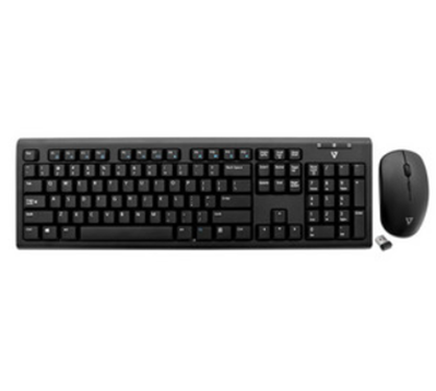 Teclado y Mouse Inalámbricos V7 CKW200US, USB