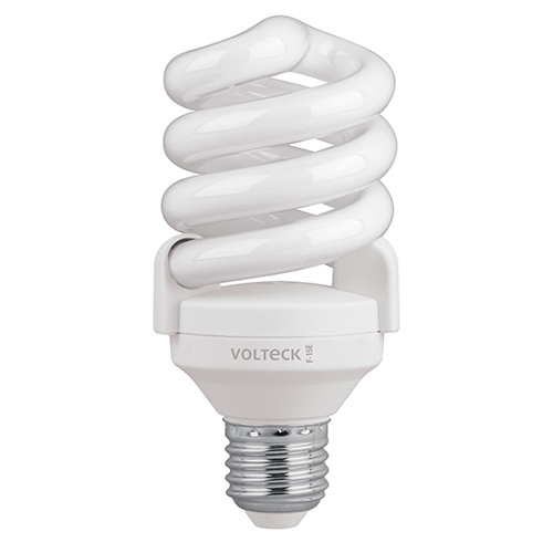 Lámpara (Foco) Espiral VOLTECK, Potencia 24 W, Base E26/E27, TRUPER F-24E