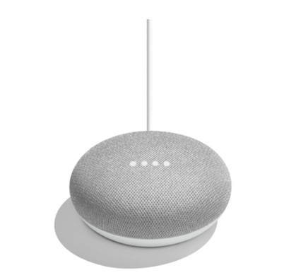 Asistente Personal Google Home Mini, color Gris, GA00210-MX-CHALK